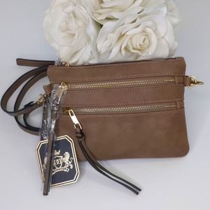 Deluxity Crossbody Purse Tan